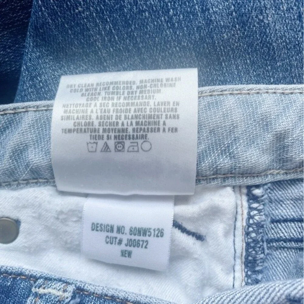 Joe’s Jeans Low Rise Flare Medium Wash Cotton Denim Bootcut Wide Leg Size 28 | 6 - Picture 12 of 14